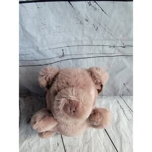 Vintage 1990 Anna Club Plush Pig Puppet 11" Stuffed Animal